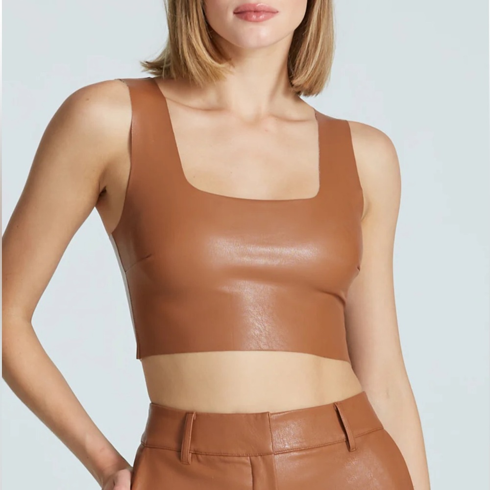 Commando Faux Leather Crop Top